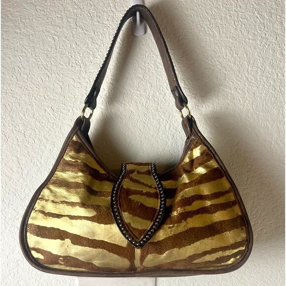 Double J Saddlery Zebra Print Shoulder/Handbag - Picture 4 of 16